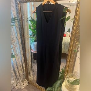 Navy blue business casual jumpsuit